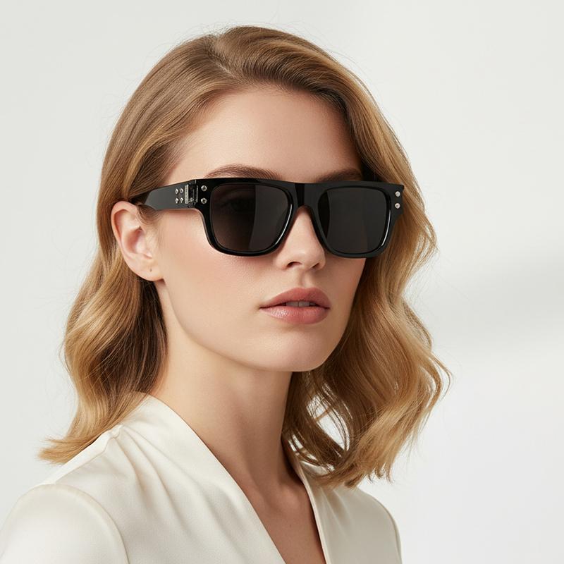 New Fashion Luxury Brand Designer Sunglasses Men Women 2026 Square Vintage Elegant Shades Glasses Party Oversized Top Sunglasses