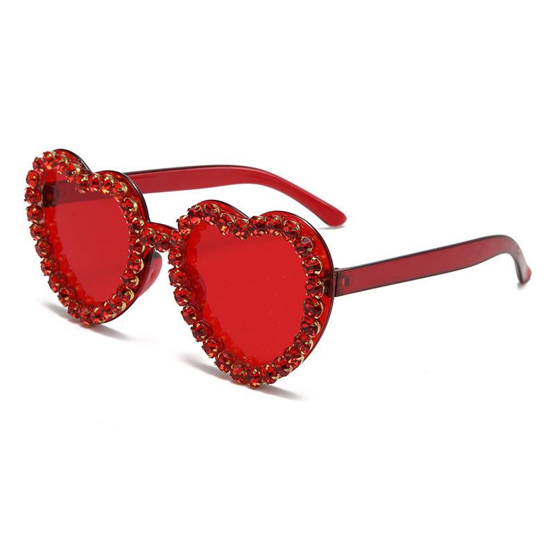 Fashion Heart Shaped Sunglasses For Women Men With Pc Frame Autumn