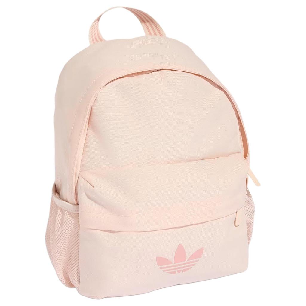 adidas Originals 12.4L Adjustable Padded Shoulder Strap Polyester Backpack Small Women Backpack Light-Pink KS6897