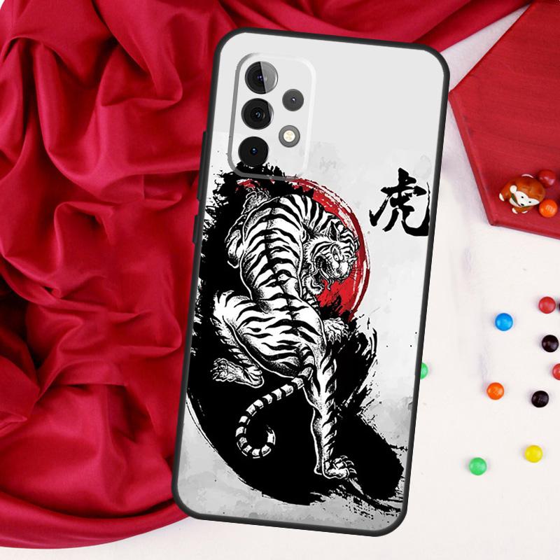 Fashion Animal Tiger Art For Samsung Galaxy A15 A55 A53 A33 A35 A22 A32 A52 A54 A34 A14 A56 A36 A26 A16 A05 A06 Case
