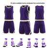 College Student & Children's Basketball Team Uniform Set - Competition & Training Vest