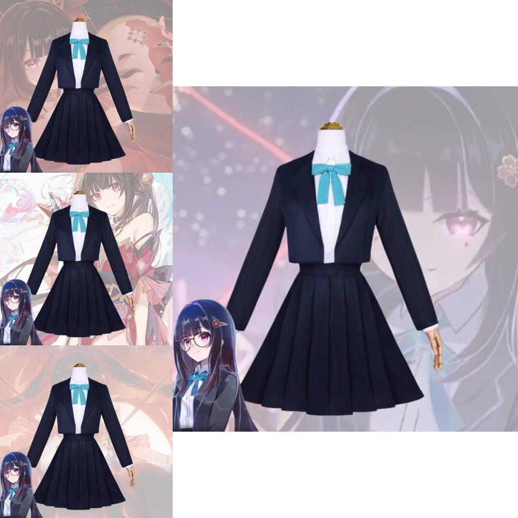 Cute Flower Fire Cosplay Outfit With Accessories And Wig For Game Anime Role Play