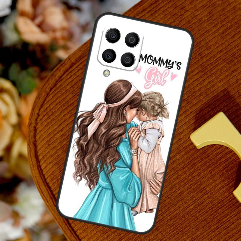 Beautiful Mother Daughter Son For Samsung Galaxy M32 M52 M12 M55 M15 M13 M23 M33 M53 M20 M21 M51 M34 M54 M30s M31s Case
