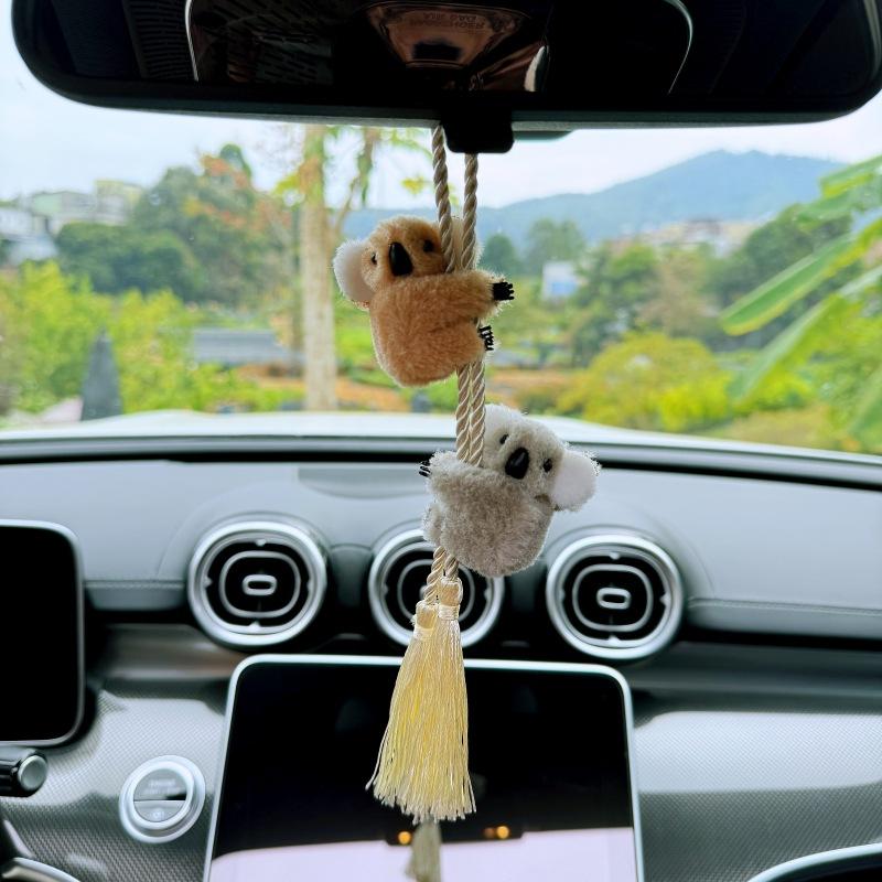 Creative and Cute Koala Car Pendant, Car Pendant, High-end Car Rearview Mirror Jewelry, Car Pendant