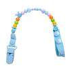 Baby Clip Holder Soother Shower Children Self-Assembly Clips Newborn Beads Chain Dummy Teether Nipples Dental