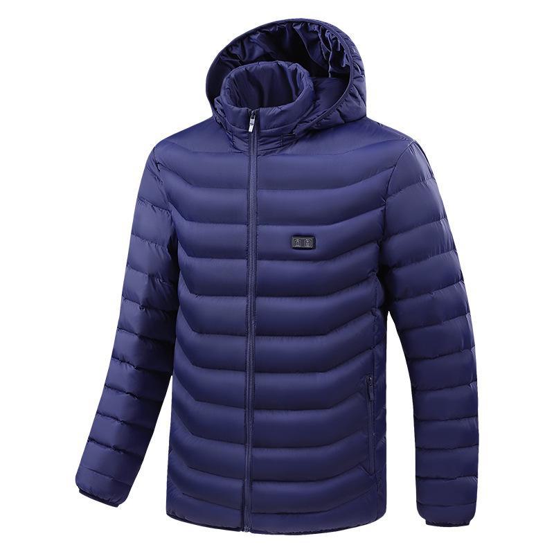 Verwarmde katoenen jas met capuchon voor heren - Warme, stijlvolle en comfortabele winterkleding