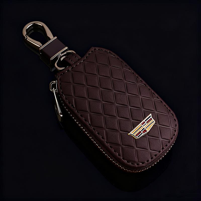 

Keychain Car Key Cover Holder Organizer for Cadillac Escalade CTS ATS SRX Deville BLS XT4 XT5 XT6 STS XTS SLR XLR CT4 CT5 CT6