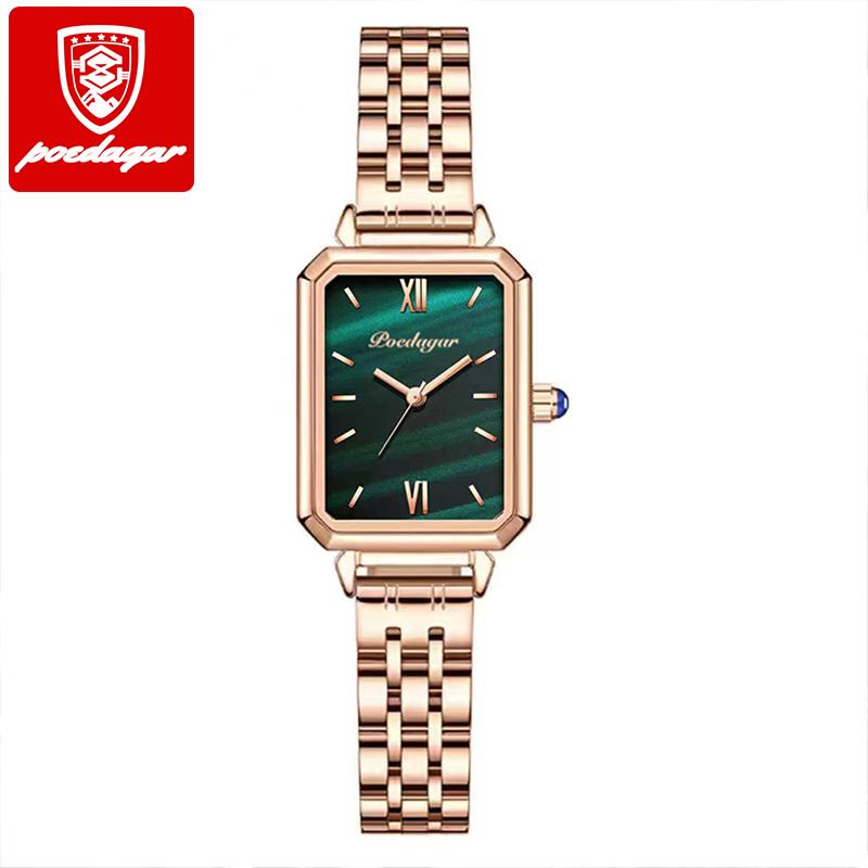 Fashion Female Watches Quartz Movement High Quality Waterproof Lady Watch Stainless Steel Mesh Rose Gold Watch for Girl