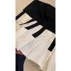 Retro black and white piano new sense art skirt summer new small versatile short skirt