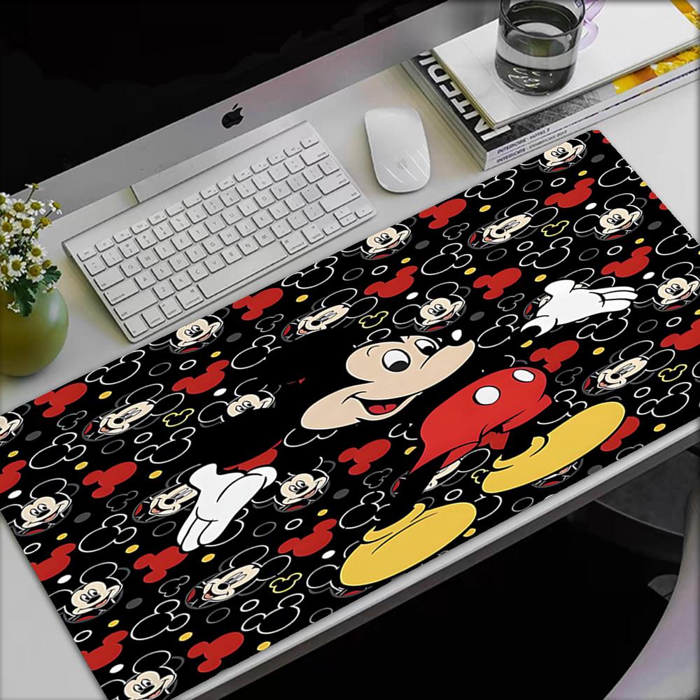 Mickey Theme Mouse Pad, Non Slip Rubber Base, Multifunctional Office & Home Decor, Perfect for Workspace Personalization.