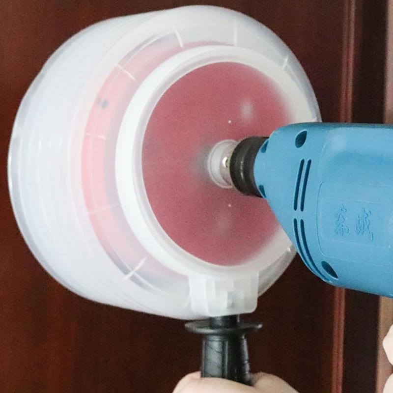 160mm Drill Dust Protector with Handle Dust Control Drill Attachment Drill Dust Catcher for Ceiling & Wall Drilling