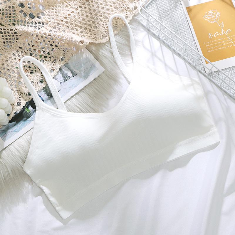 

Everyday Cotton Bralette with Removable Pads for Small to Large Busts S