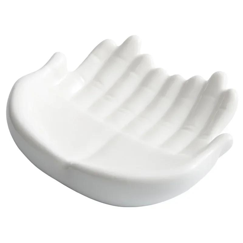 Special-shaped Double-layer Bergamot Insulation Plate Creative Restaurant High-grade Ceramic Artistic Conception Dishes