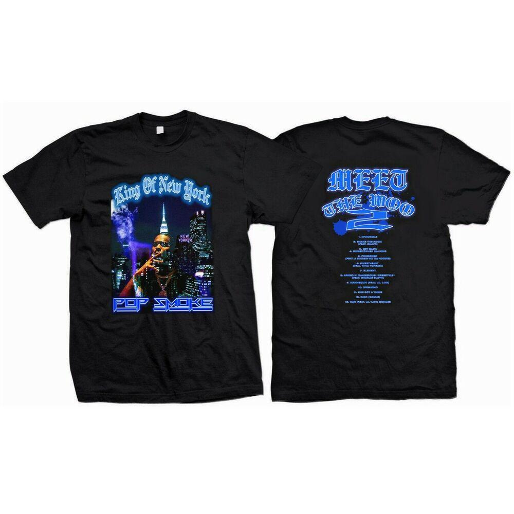 

Pop Smoke Meet The Woo King Of York Black Unisex T-Shirt