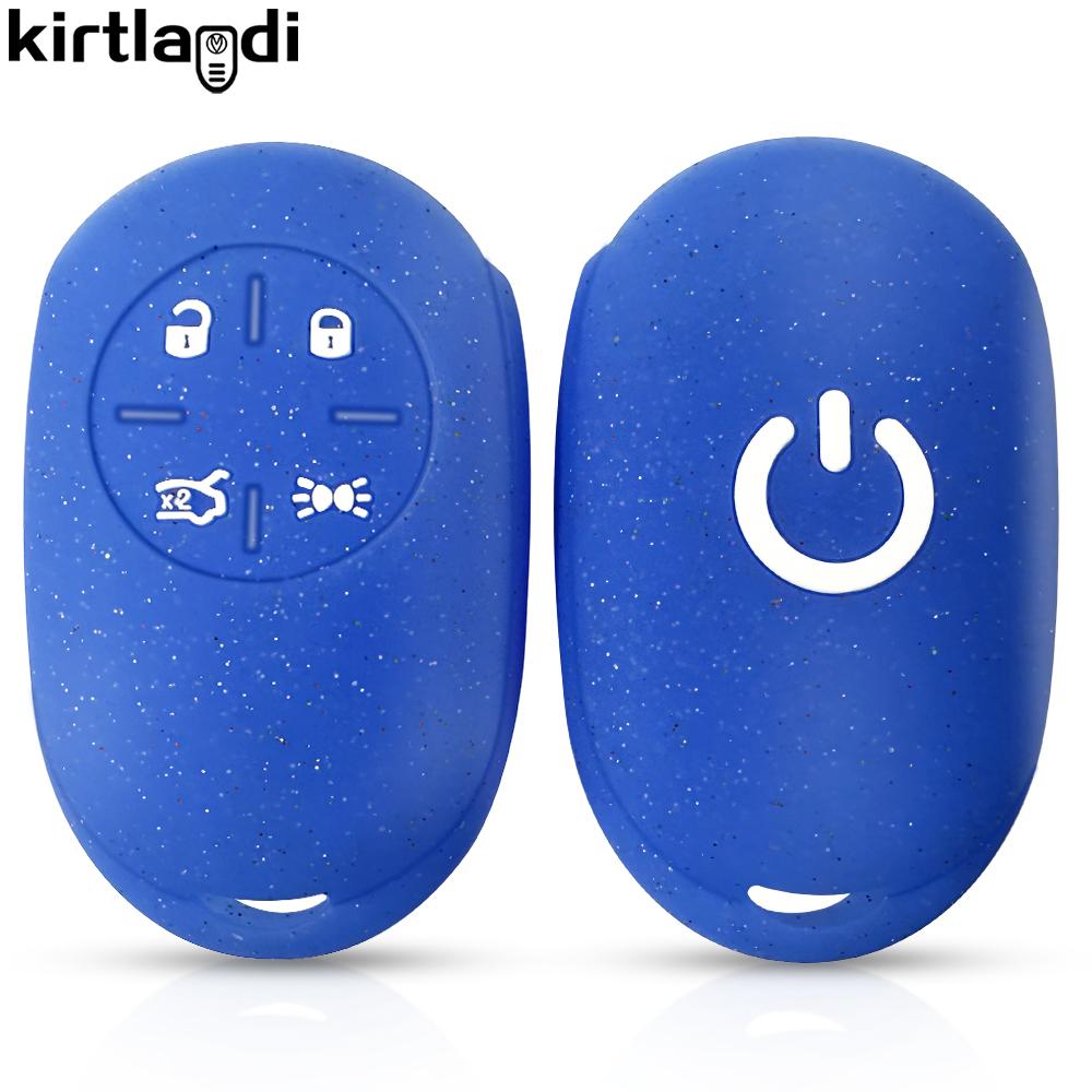 Silicone Remote Key Holder Keychain Accessories Car Key Cover Case For Fiat 500e New Energy Keyless