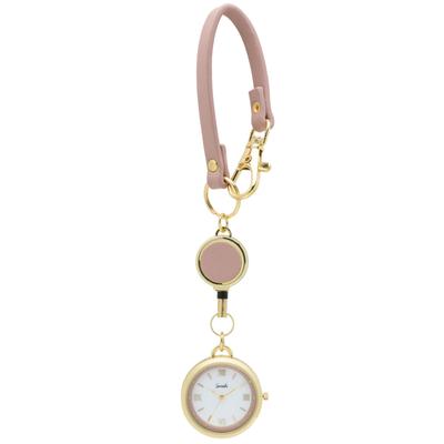 Pocket Watch Analog Solar Charging Function SO Saule Pink [Fieldwork] Women's ASS178-3