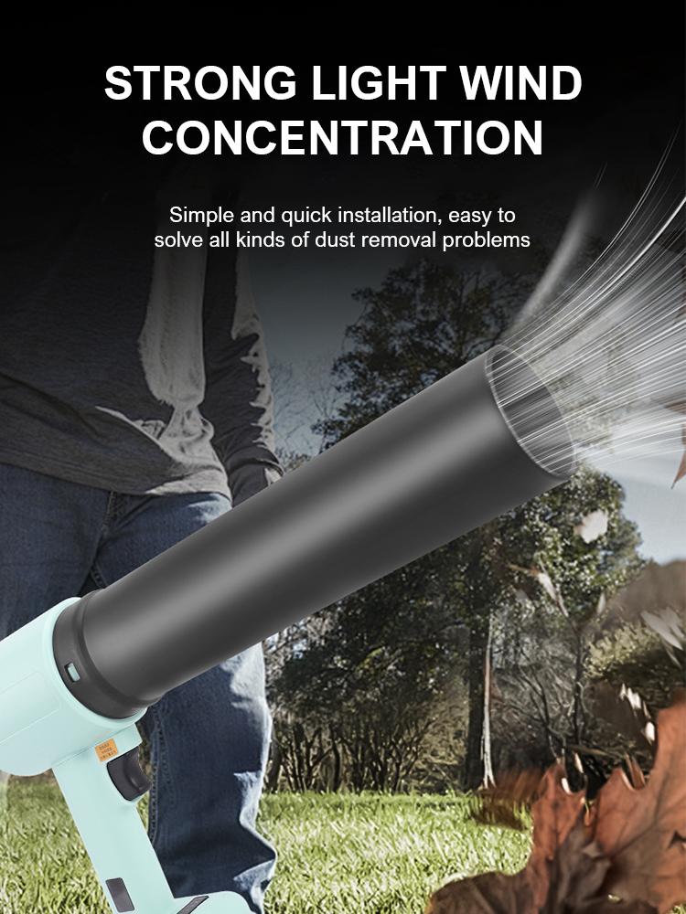 21V Brushless Electric Turbo Jet Blowers Max 1600g Thrust Handheld Turbo Jet Fan Leaf Blower Wireless Super Powerful Air Blower