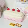 Heart Kawaii Pencil Case Embroidered Pencil Pouch Creative Cosmetic Bags  Stationery Box