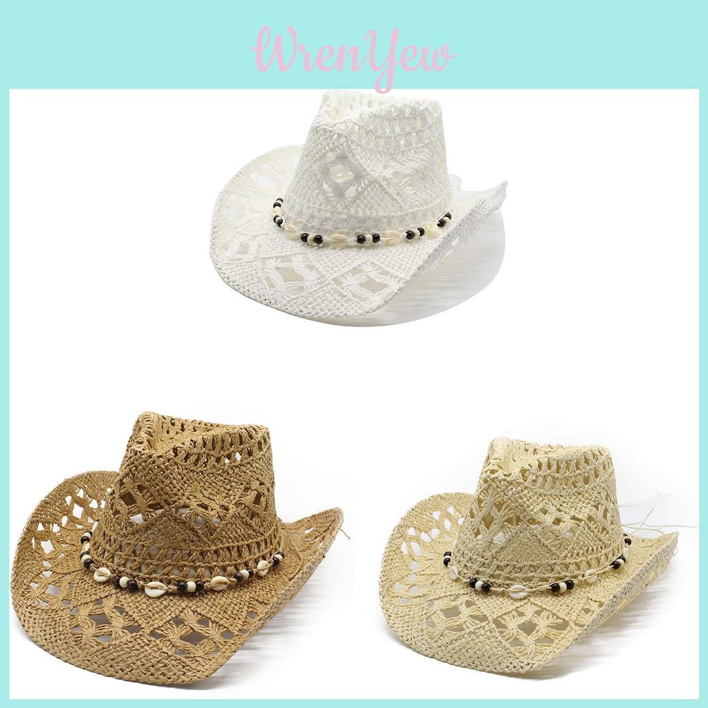 Summer Straw Hat With Wide Brim Style Sun Protection For Women