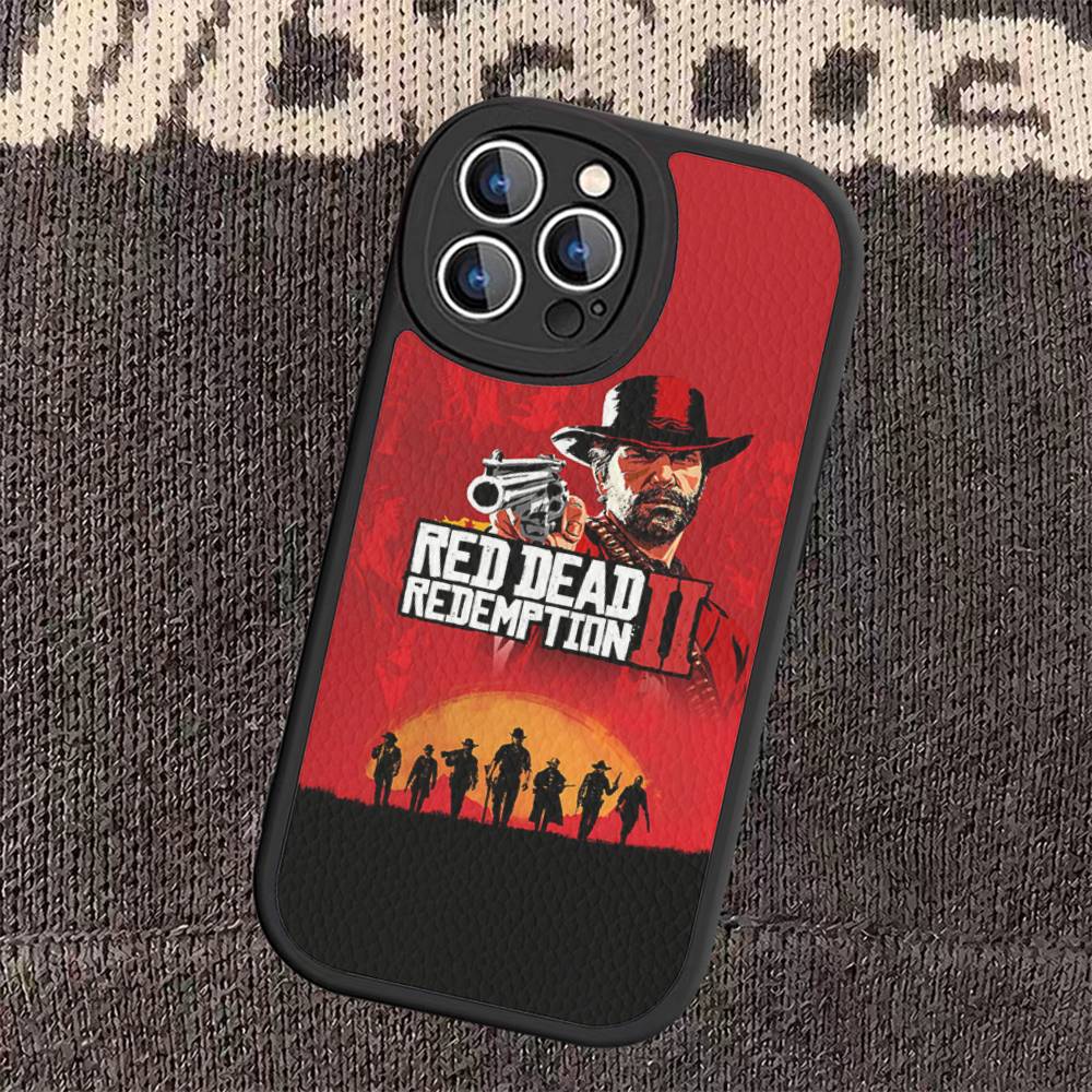 

Игровой Чехол для Телефона из Кожи Red Dead R-Redemption Для IPhone 15 14 13 Pro Max 12 11 16 Plus Чехол для Телефона iphone 11 pro