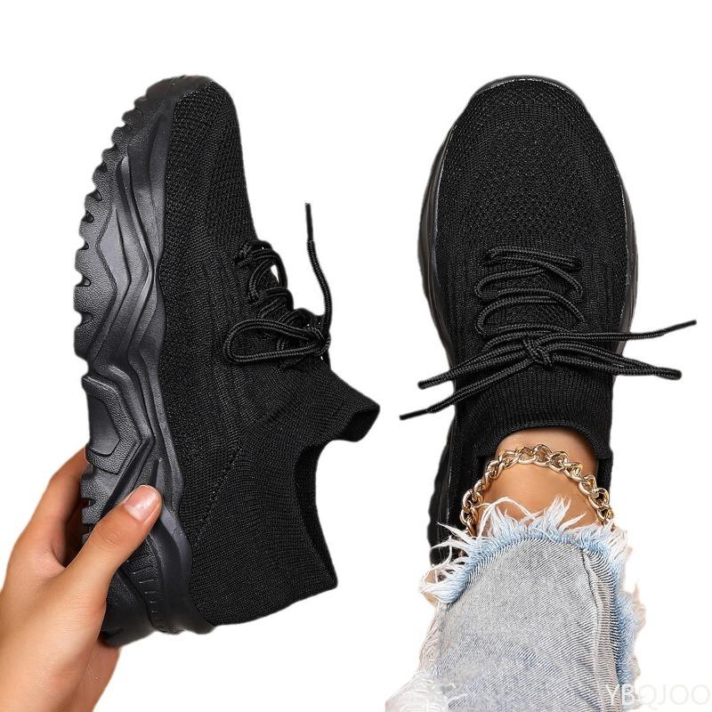 Women's New Spring Casual Comfortable Sports Shoes Breathable Lightweight Socks Shoes Fashionable Versatile Sneakers