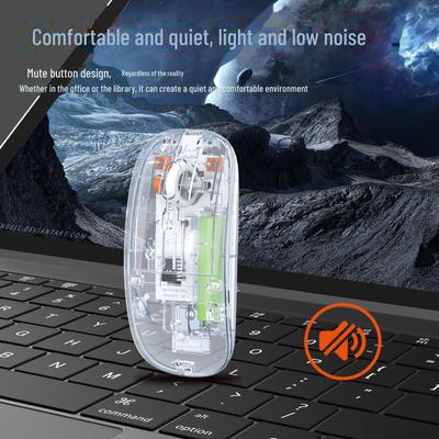 JERTECH Silent Wireless Bluetooth Rechargeable Multi-Mode Mouse