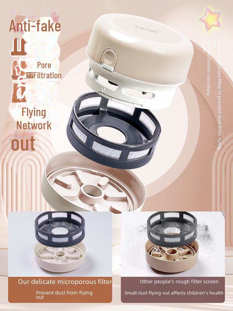 Deli Desktop Vacuum Cleaner for Eraser and Pencil Shavings, Keyboard Dust, and Student Desk Cleaning