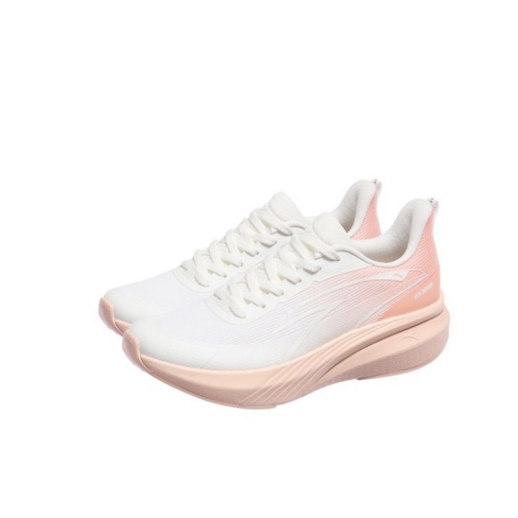 

New Anta Cloud Trail Cushioning Wear Resistant Low Top Training Running Shoes Women s Papyrus White Water Pink Orange 122515522-2 36