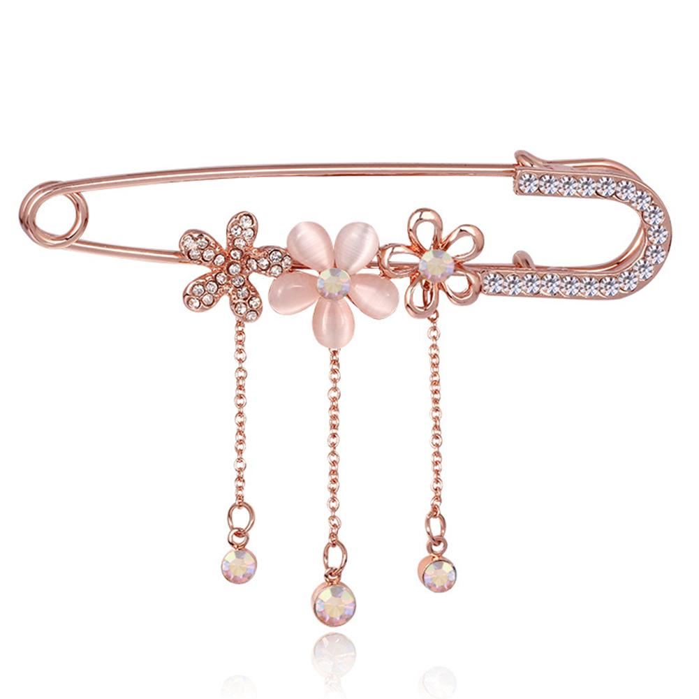 

Women Lady Fashion Sweet Flower Brooch Scarves Buckle Jewelry Clothing Accessories Ai015-A #1