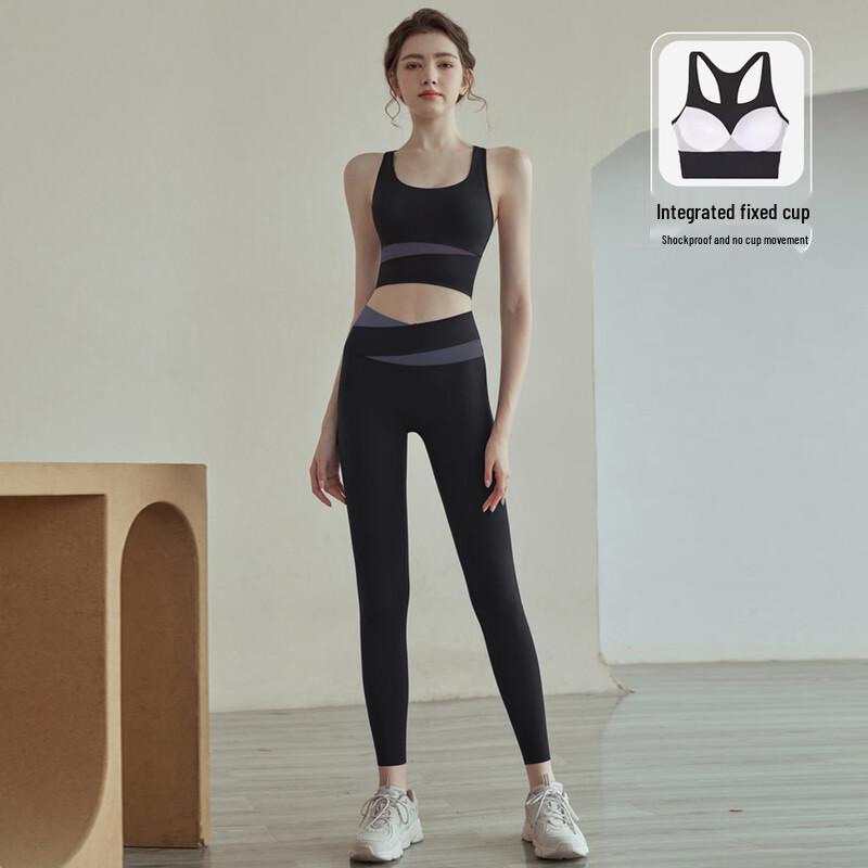 Women s Sports Bra and Yoga Pants Set L
