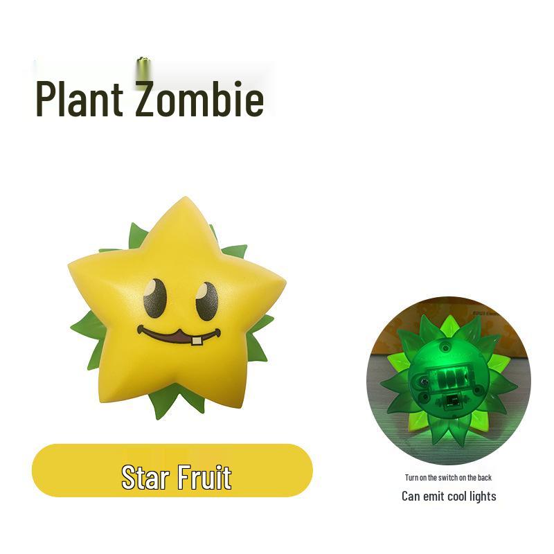 Plants Vs. Zombies Toy Set: Bewitching Mushroom, Fish Hook, Grassland Mine, Flaming Tree, Poison Pea