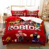 3D Cartoon Minecraft Duvet Cover for kids,Game Simulated World Bedding Set,Duvet Cover Pillowcases with Zipper Youth Kids Gift