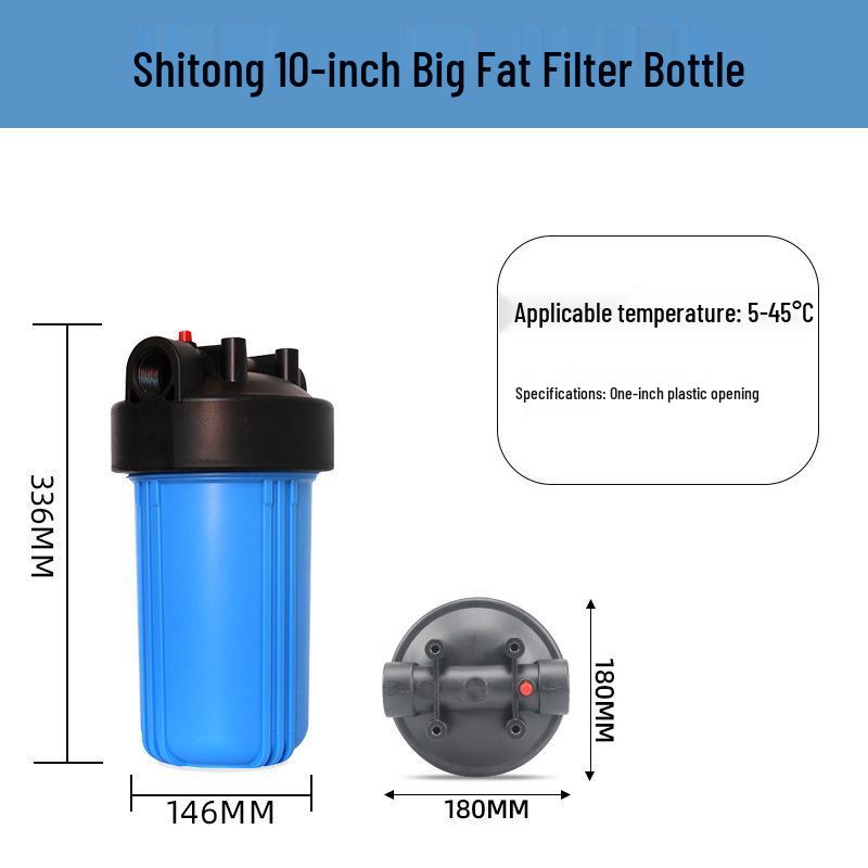 High Flow Whole House Transparent Water Purifier with Pre-filter for Mud and Sand