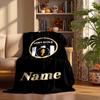 Newcastle Unite Custom Flannel Blankets Soft Warm Cozy Throws for Home Decor Holiday Gifts