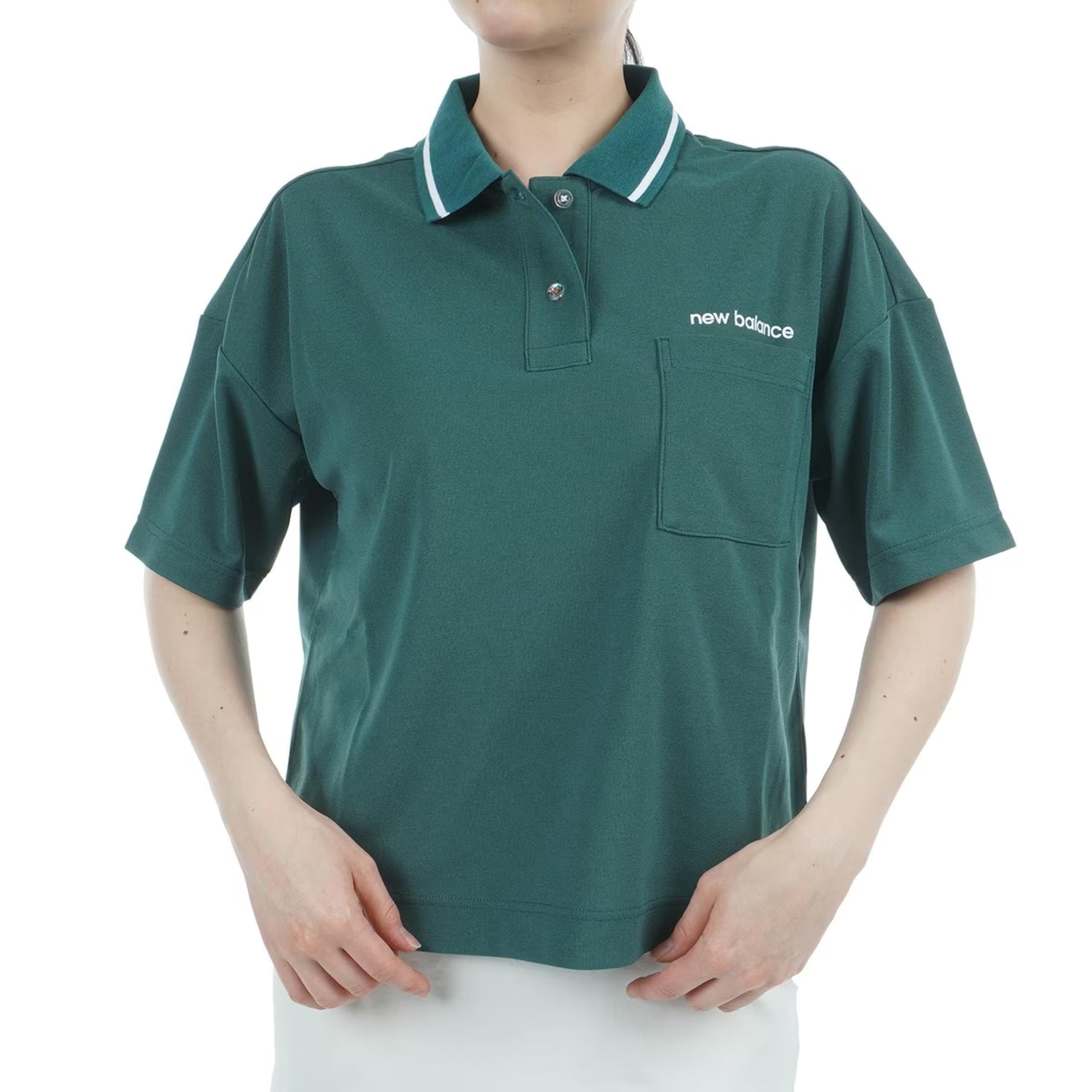 

Новая женская футболка-поло с коротким рукавом New Balance Big для гольфа 1 (Влагоотводящий, Быстросохнущий, Эластичный) / 012-5160501 182_Хаки [M]