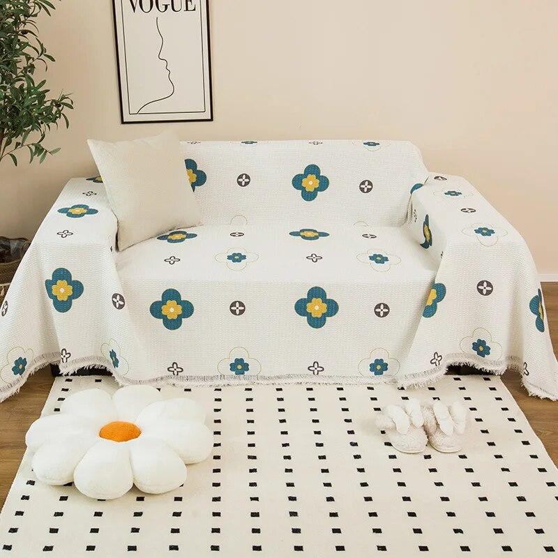 

Полотенце для волос INS Sandstorm, простое одеяло для диванной подушки, универсальный чехол «все включено», универсальный чехол для дивана на четыре сезона 90x180cm