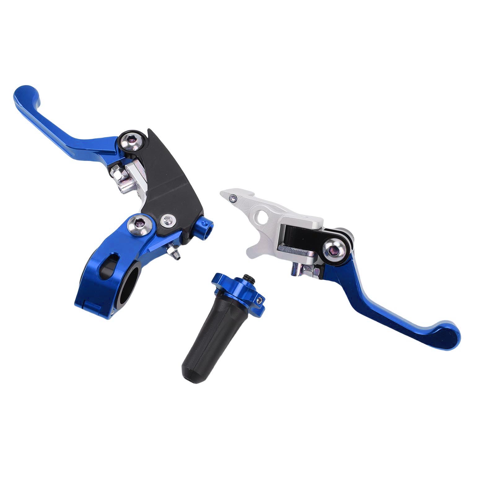 

Folding Clutch Brake Lever Universal 21mm Motorcycle Brake Clutch Handle Levers Replacement for CRF YZF CQR ATVs Dirt Blue синий