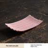 High-Legged Ceramic Plate for Tea, Snacks, Pastry, Fruit, Dim Sum, or Towel Tray - Chinese-Style Serving Dish