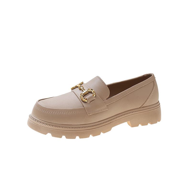 2023 Autumn/Winter Women's Thick Sole Loafers: Versatile British Style & Fashionable Soft Sole Southeast Asian Design.