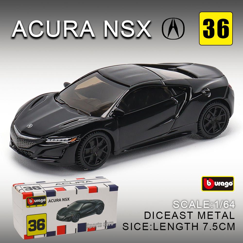 Burago 1:64 golf Porsche 911 Shelby Raventon Mustang Lamborghini Serie da Collezione Modello in Metallo Pressofuso Giocattolo Regalo per Bambini