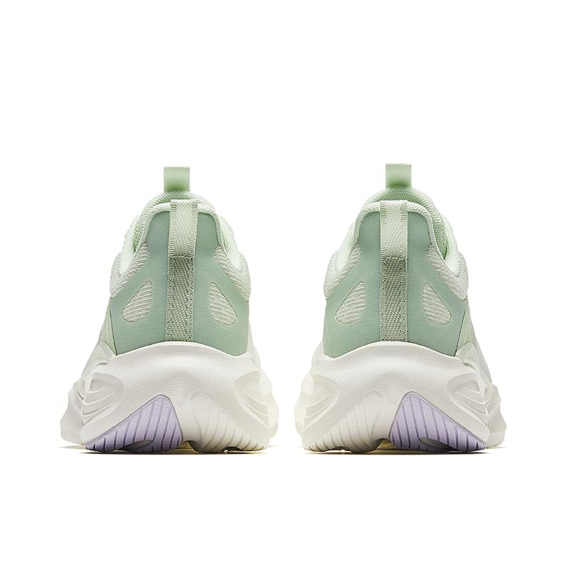 Anta Lingyun Comfortable Versatile Trendy Non-Slip Breathable Low-Top Casual Running Shoes Women Sneaker White Green 922525502-3