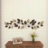 2pcs Metal Wall Decoration Olive Branch Leaves Wall Decoration, Bed Wall Art, Living Room, Outdoor Decoration