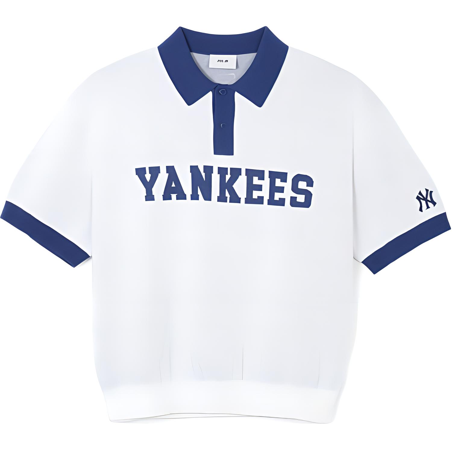 

New MLB Varsity New York Yankees Knitwear Unisex Ivory 3AKPV0543-50IVS L