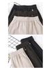 Extra-Size Women's Plus Velvet Wide-Leg Pants for Autumn and Winter, Middle-Aged and Elderly