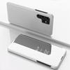 360° Full Cover Protect Mirror Flip Leather Phone Case for Samsung Galaxy S26 Ultra Pro S25 Edge Plus Kickstand Shockproof Cover