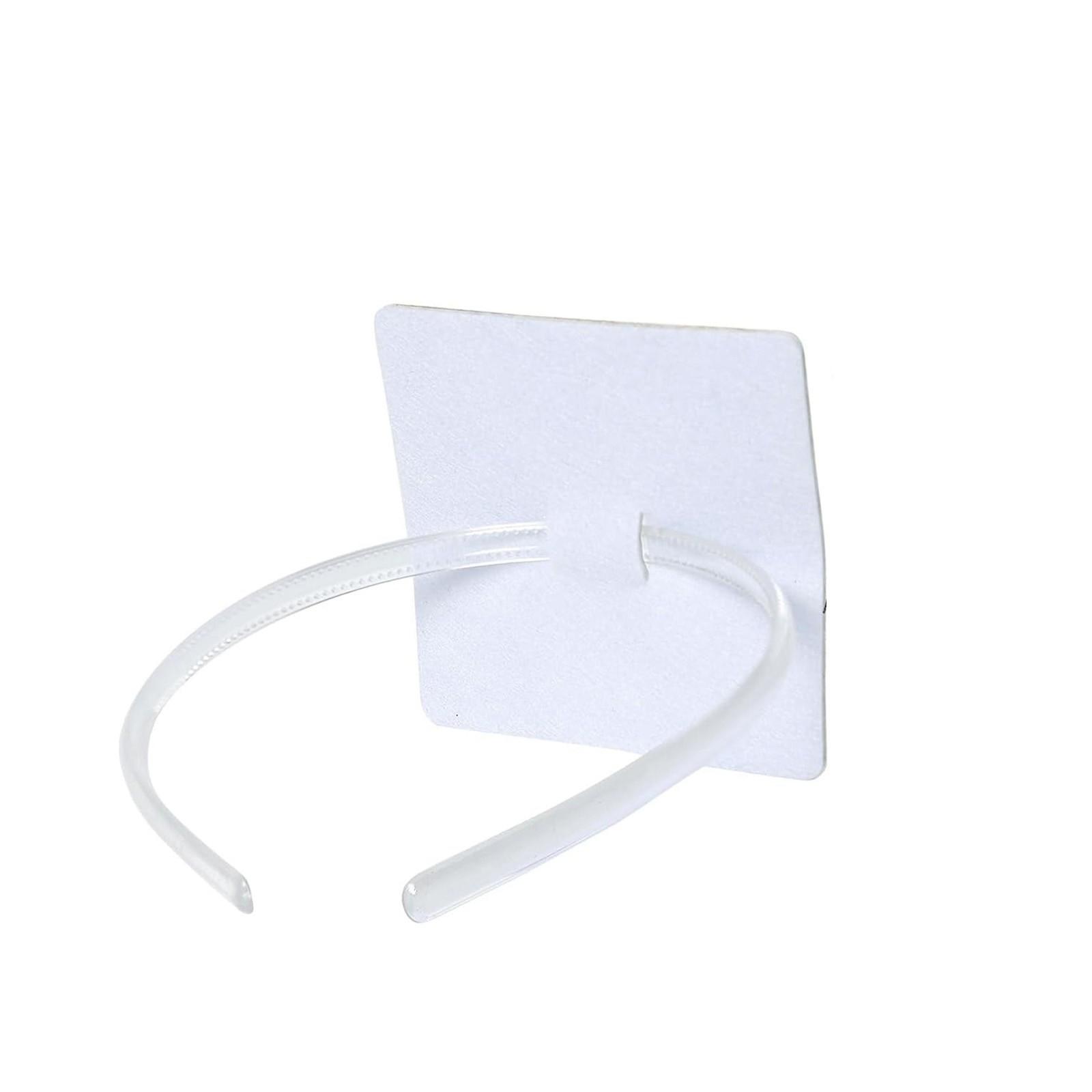 Graduation Cap Headband Secure and Durable Design for Graduation Ceremonies and Events with Comfortable Fit One Size белый