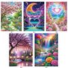 Scenery Partial DIY 5D Special Shaped Drill Diamond Painting Kit for Adults/Beginners Gift Idea Home Decor 30x40cm
