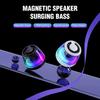 Magnetic Wireless Phone Stand Gaming Speaker – MagSafe & Android Compatible, IPX5 Waterproof, RGB Lighting, Metal Surface Mount