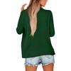Women's Fashion Casual Solid Colour Cotton Button Cardigan Long Sleeve Top