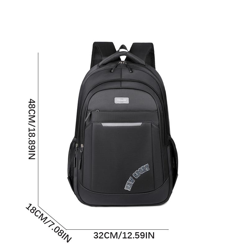 Backpack Men Casual Large-Capacity Computer Travel Backpack Female Junior High School Students High School Students Schoolbag Ma